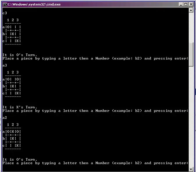 Download web tool or web app TicTacToe NotSoDeluxe to run in Windows online over Linux online