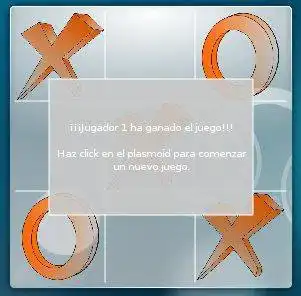 Scarica lo strumento Web o l'app Web TicTacToe Plasmoid per eseguirlo online su Linux