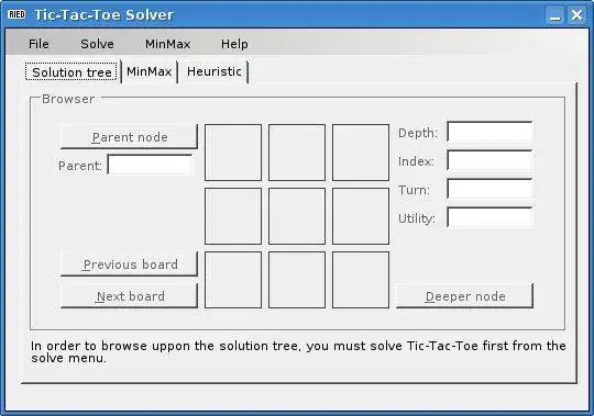 Mag-download ng web tool o web app na TicTacToe Solver para tumakbo sa Linux online