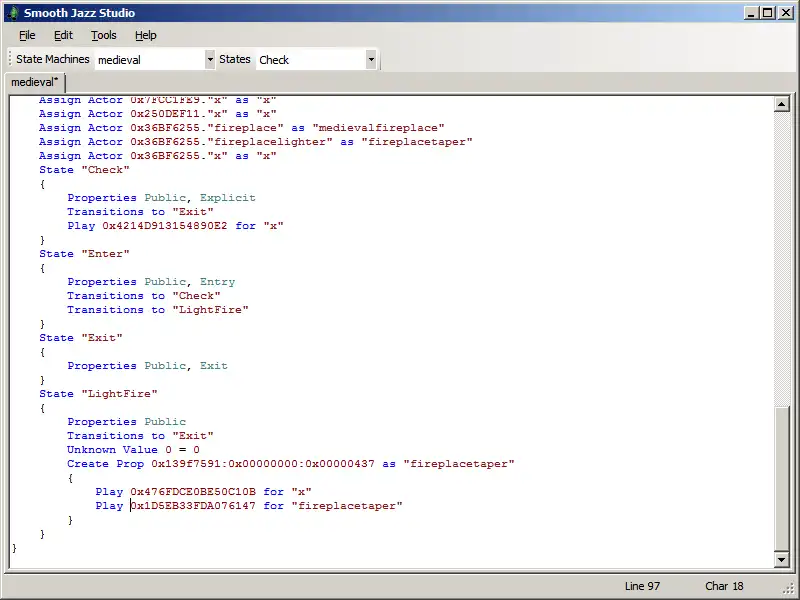 Baixe a ferramenta ou aplicativo da web Tigers SmoothJazz Editor para rodar em Linux online