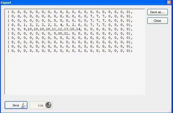 Unduh alat web atau aplikasi web Tile Map Editor untuk dijalankan di Windows online melalui Linux online