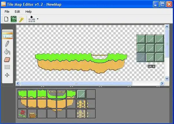 Descargue la herramienta web o la aplicación web Tile Map Editor para ejecutar en Windows en línea sobre Linux en línea