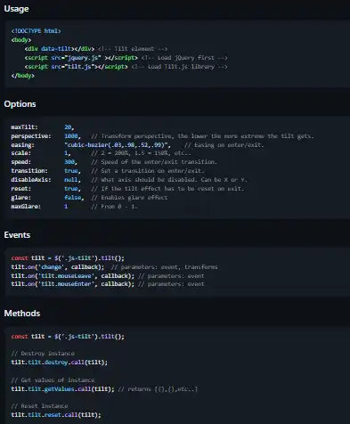 웹 도구 또는 웹 앱 Tilt.js 다운로드