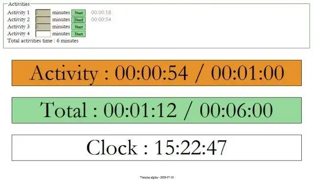 Download web tool or web app TimeBoxes