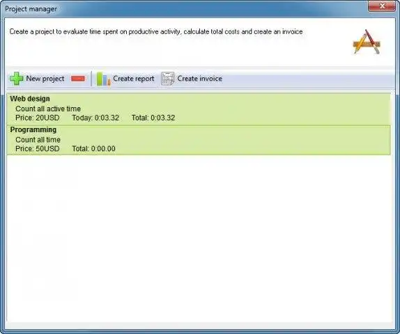 Download web tool or web app Time Manager