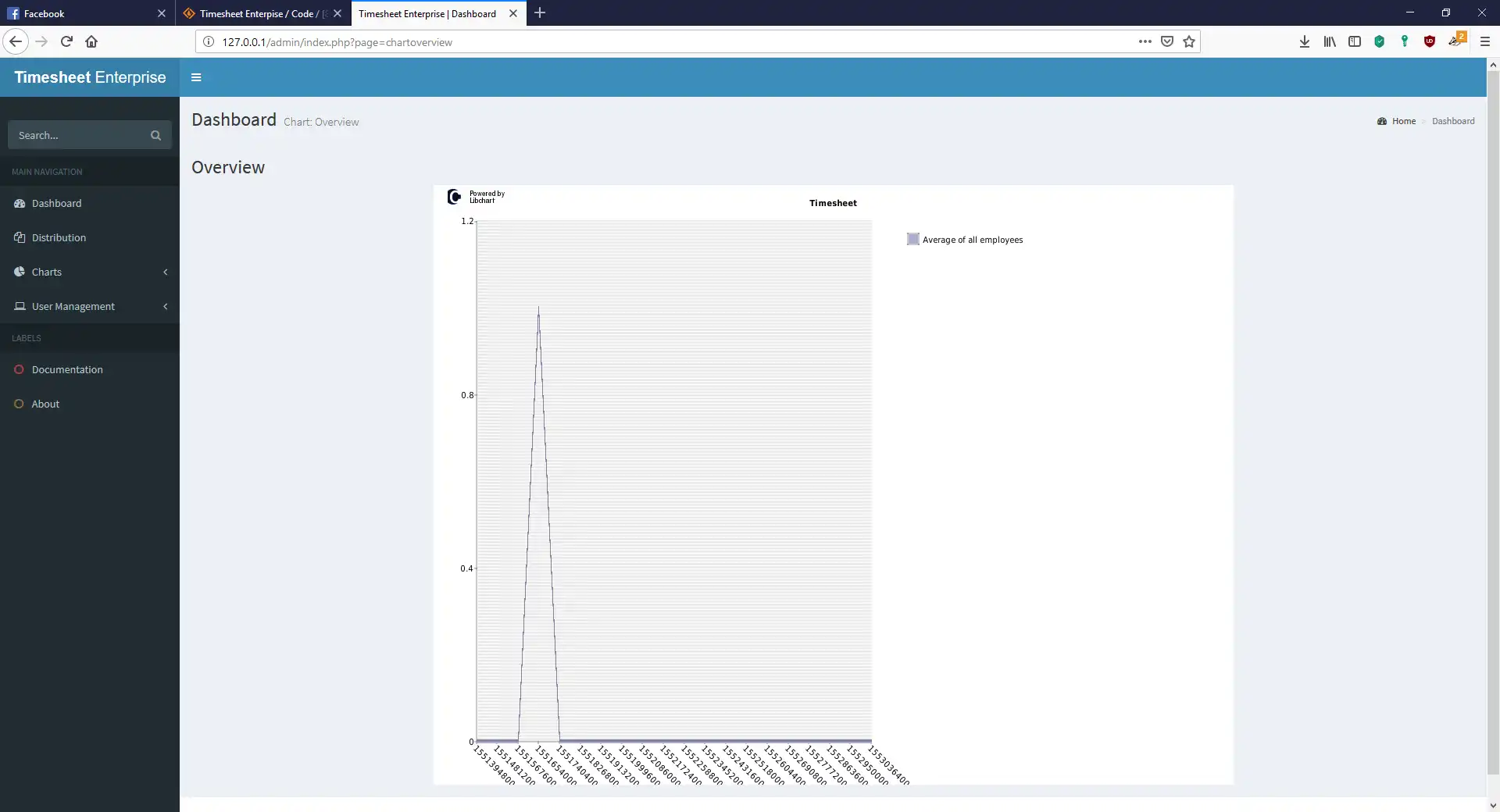 قم بتنزيل أداة الويب أو تطبيق الويب Timesheet Enterprise