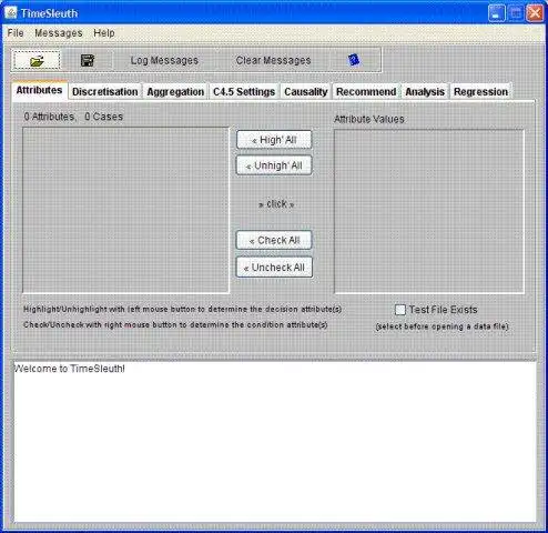 Téléchargez l'outil Web ou l'application Web TimeSleuth - Temporal Rule Discovery à exécuter sous Linux en ligne