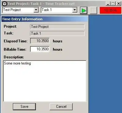 Download web tool or web app Time Tracker.net