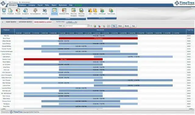 Download web tool or web app TimeTrex Time and Attendance