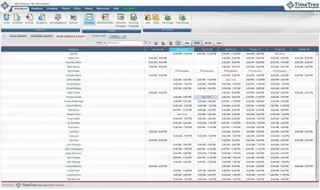 Scarica lo strumento web o l'app web TimeTrex Time and Attendance