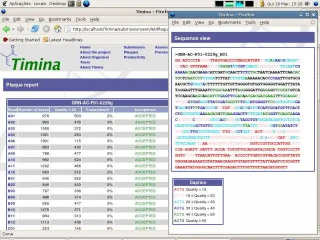 Descarga la herramienta web o la aplicación web Timina