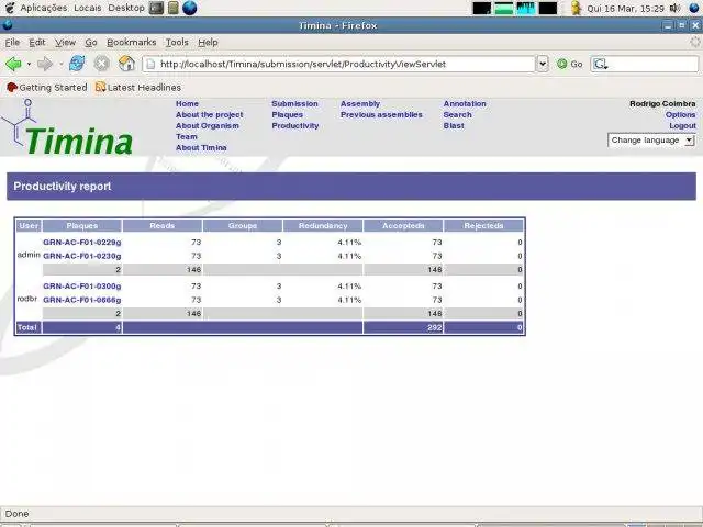 Download web tool or web app Timina to run in Linux online