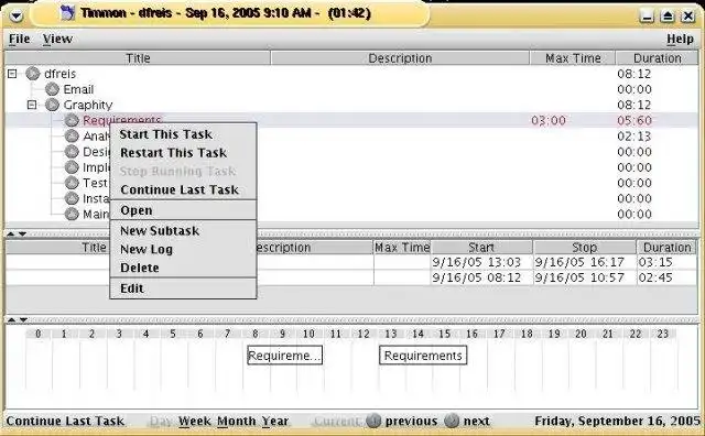 ดาวน์โหลดเครื่องมือเว็บหรือเว็บแอป Timmon - Time Monitor