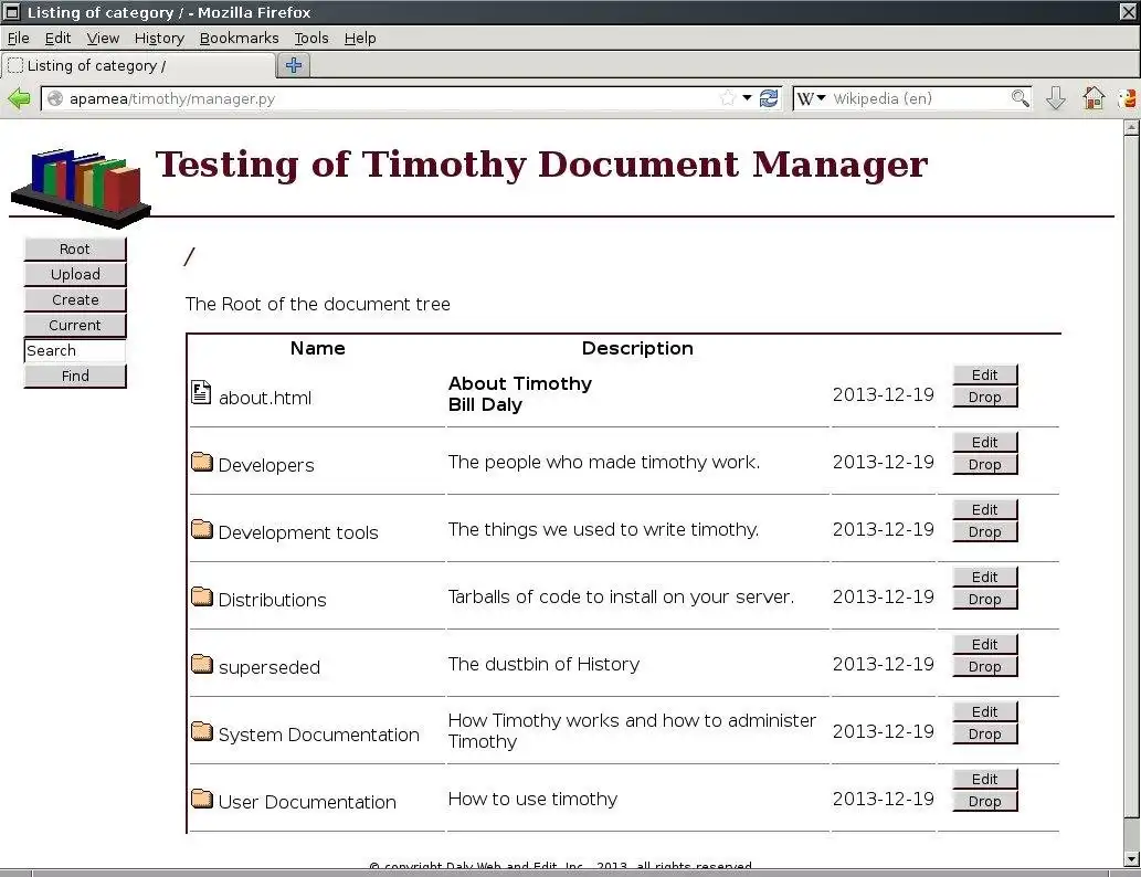 Download web tool or web app TimothyDocs