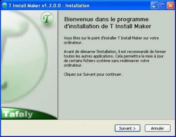 Unduh alat web atau aplikasi web T Install Maker