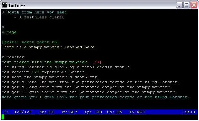 Download web tool or web app TinTin++ Mud Client to run in Linux online