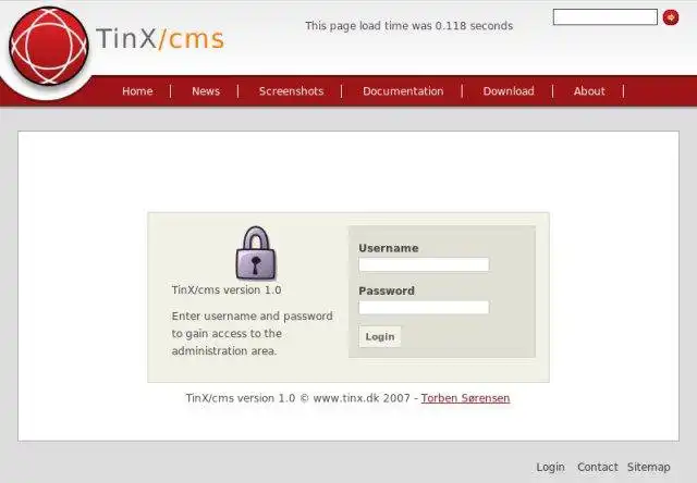 Download web tool or web app TinX/cms