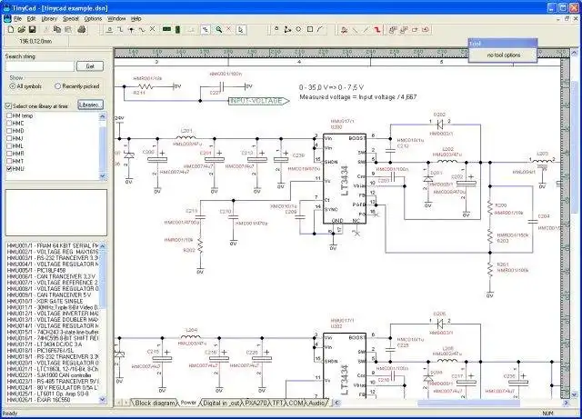 웹 도구 또는 웹 앱 TinyCAD 다운로드