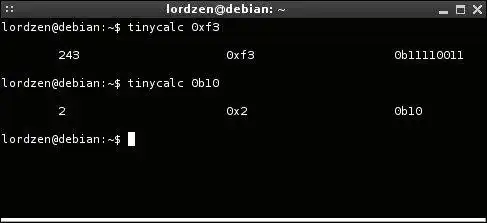 Download de webtool of webapp Tiny Calculator om online in Windows via Linux online te draaien