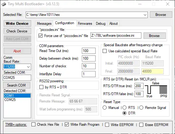 Download web tool or web app Tiny Multi Bootloader+