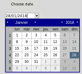 Download webtool of web-app tkcalendar