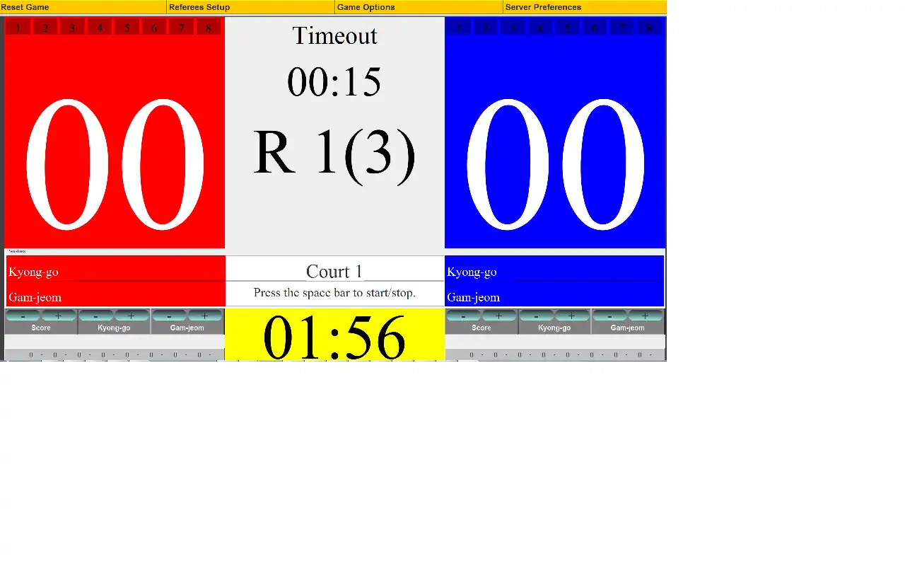 Descărcați instrumentul web sau aplicația web TKD Scoring Wi-Fi pentru a rula online în Linux