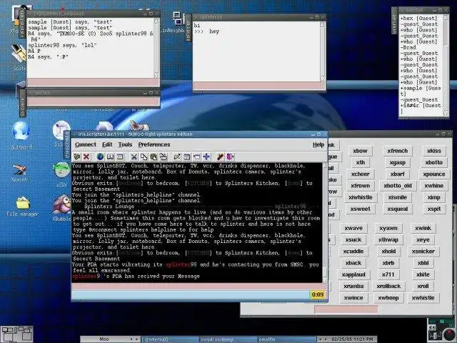 下载 Web 工具或 Web 应用程序 tkMOO-SE 以通过 Linux 在线在 Windows 中运行