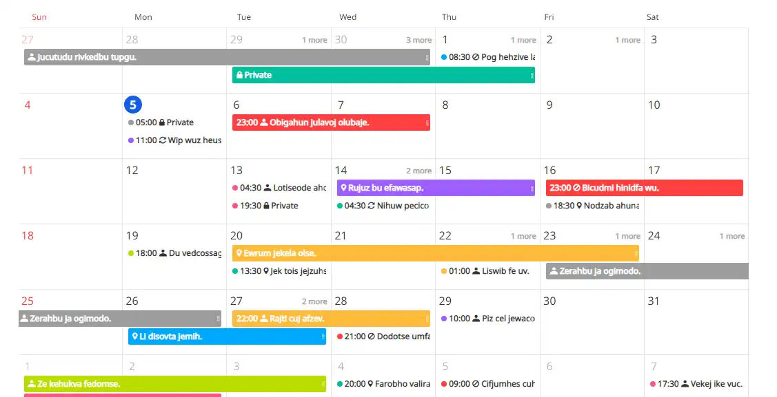 Download web tool or web app Toast UI Calendar