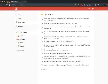 Muat turun alat web atau apl web Todoist