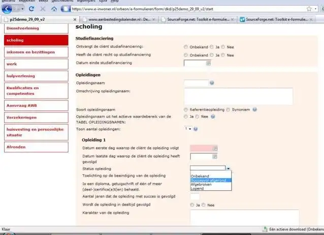 Scarica lo strumento web o l'app web Toolkit e-formulieren