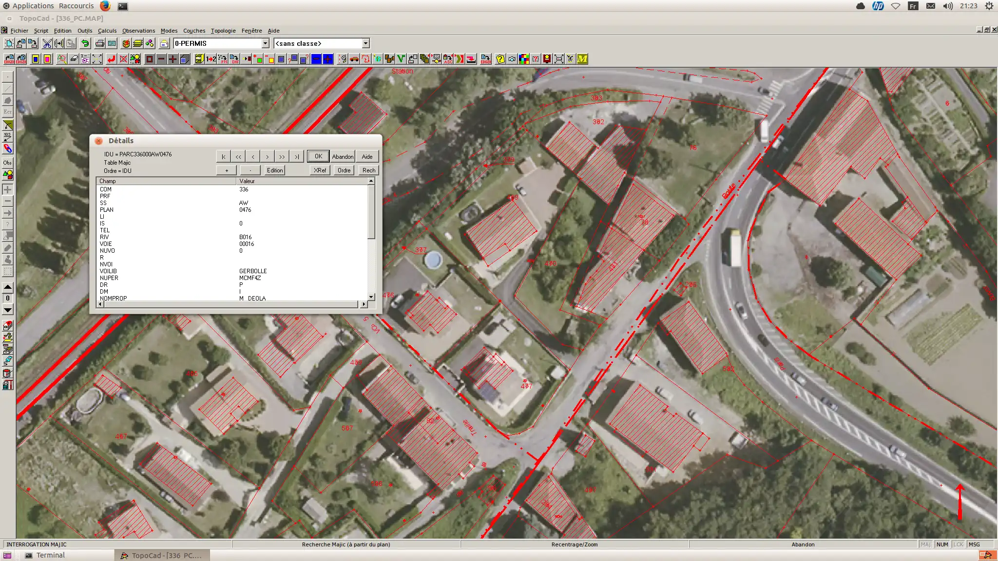 Download web tool or web app TopoCad France