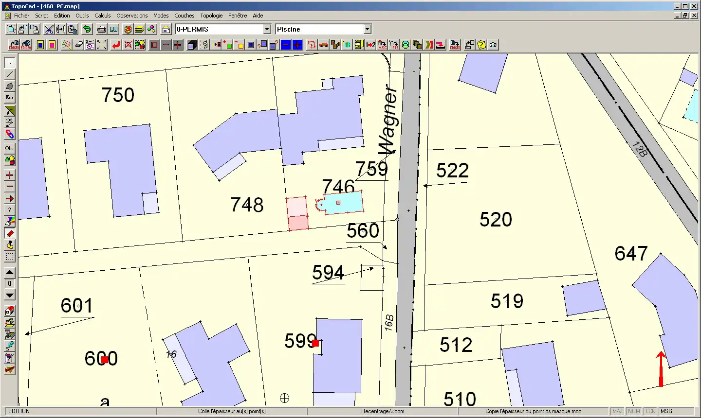 ດາວໂຫຼດເຄື່ອງມືເວັບ ຫຼື web app topography cadastrale