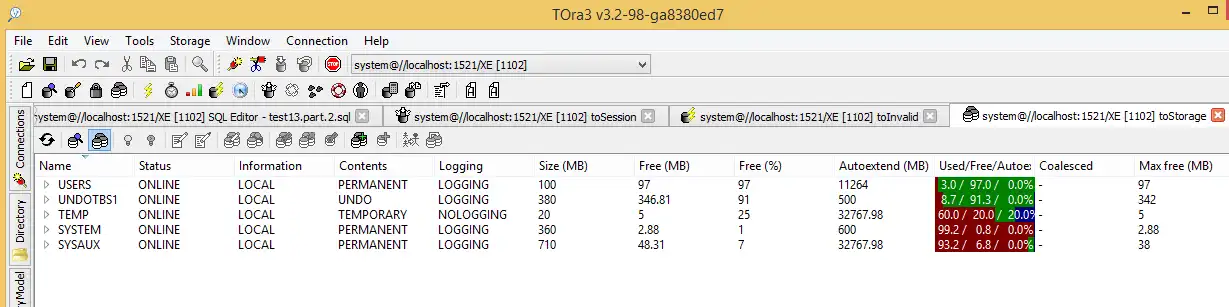 Download web tool or web app TOra