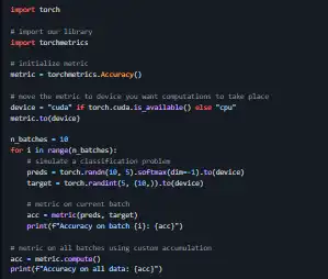 قم بتنزيل أداة الويب أو تطبيق الويب TorchMetrics