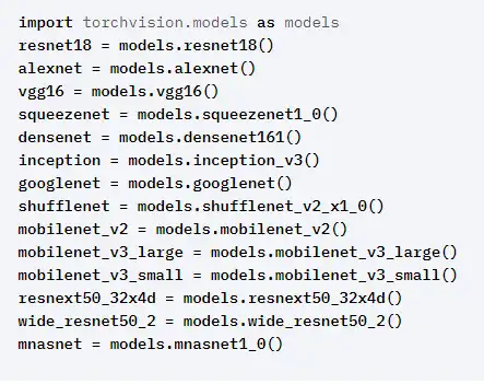 Download webtool of web-app torchvision