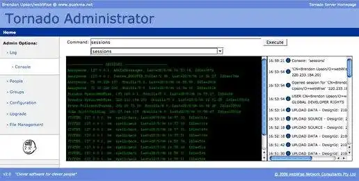 Web aracını veya web uygulamasını indirin Tornado Sunucusu