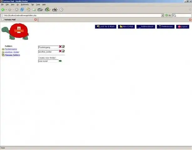 Web aracını veya web uygulamasını indirin Tortoise Mail
