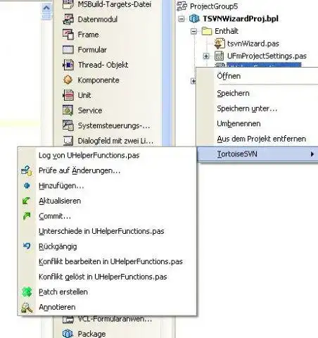 Unduh alat web atau aplikasi web TortoiseSVN Add-In untuk Delphi