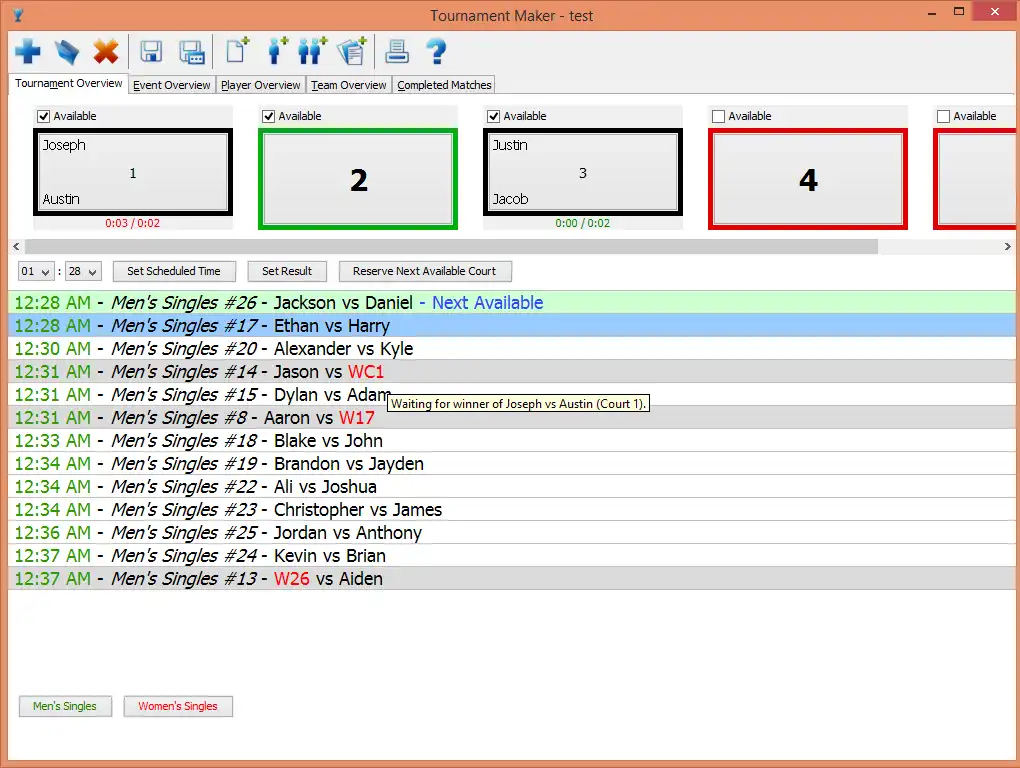 Download web tool or web app Tournament Maker to run in Linux online