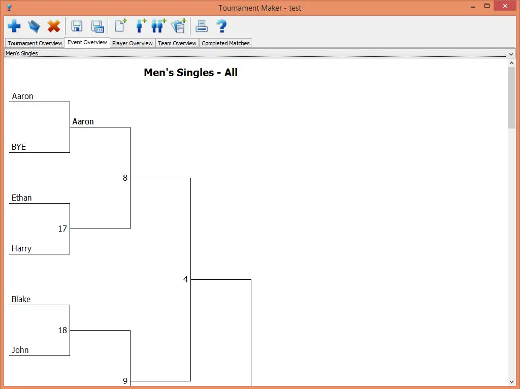 Tải xuống công cụ web hoặc ứng dụng web Tournament Maker để chạy trong Linux trực tuyến