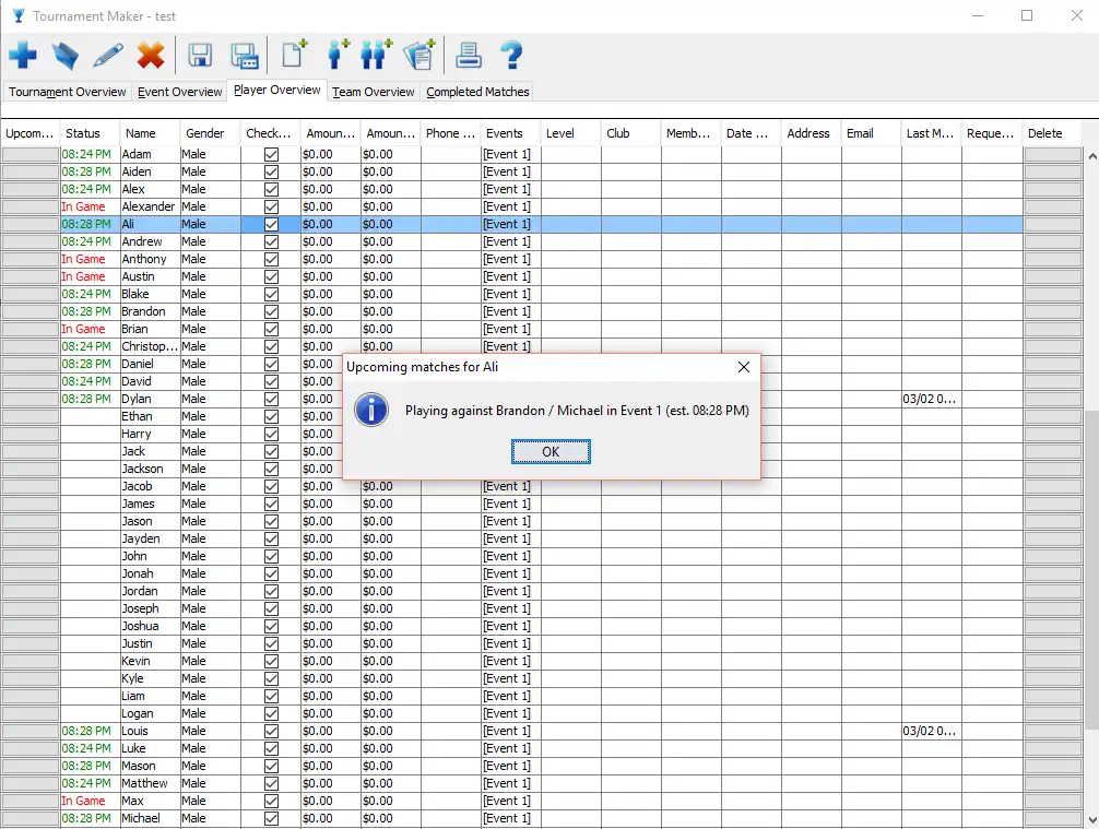 Download web tool or web app Tournament Maker to run in Windows online over Linux online