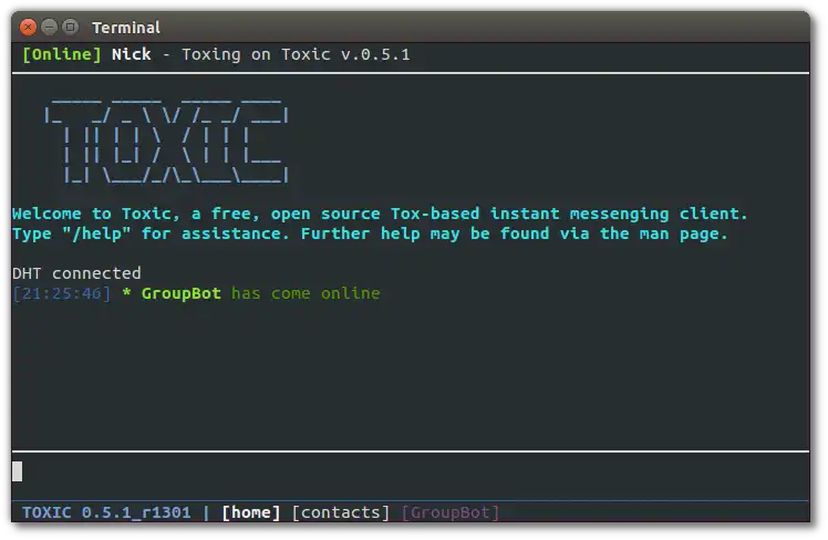 Download web tool or web app Tox