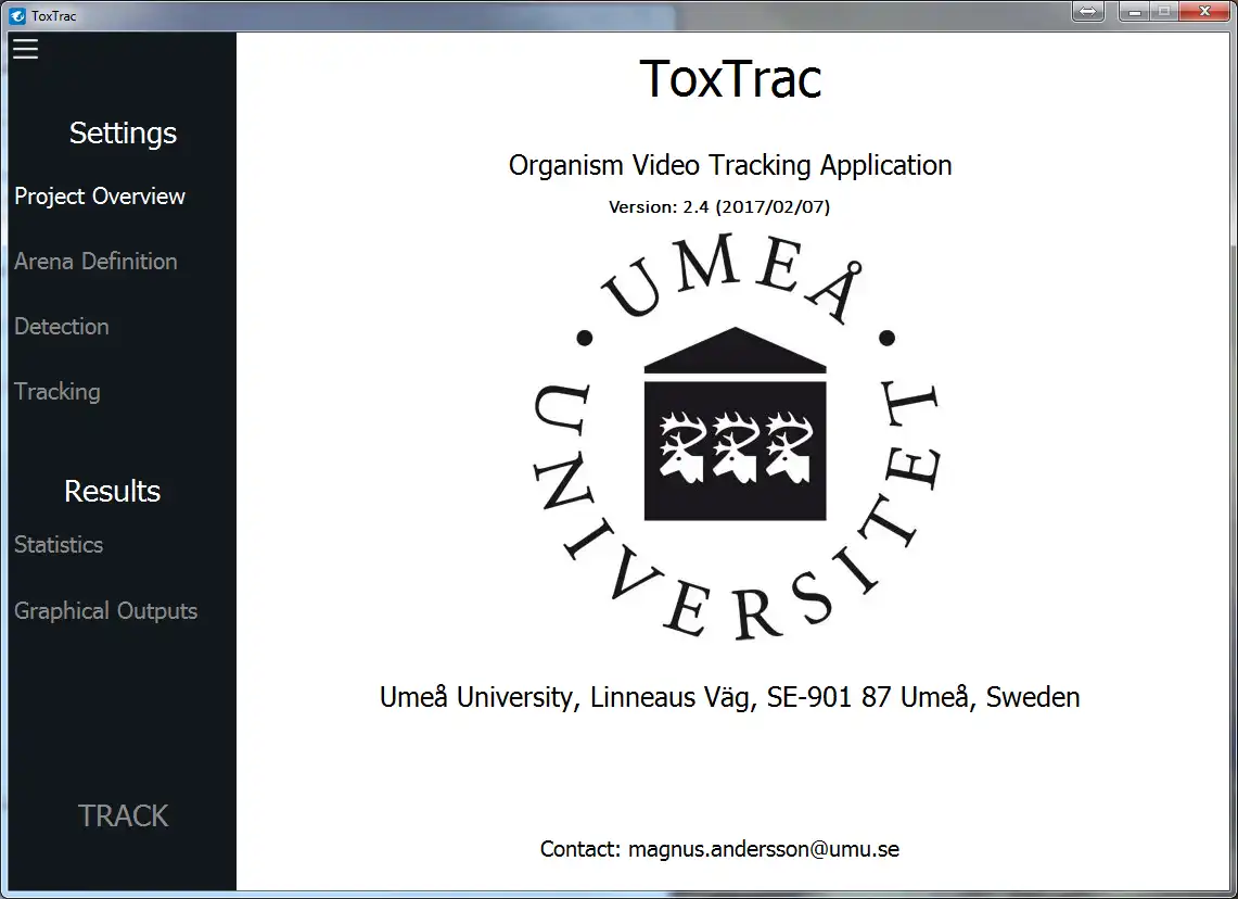 下载网络工具或网络应用 ToxTrac