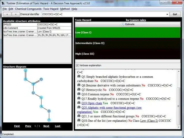 Download web tool or web app Toxtree: Toxic Hazard Estimation to run in Linux online