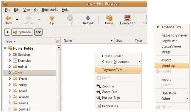 Download webtool of webapp ToytoiseSVN-GTKmm