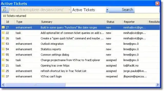 Download web tool or web app TracExplorer