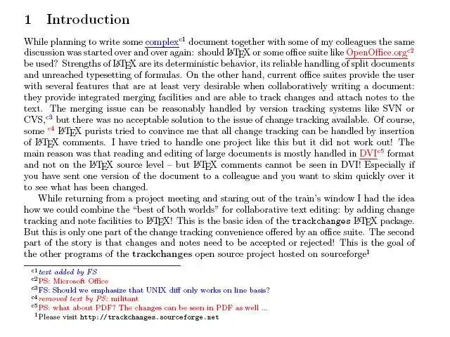 Download web tool or web app Track changes in LaTeX