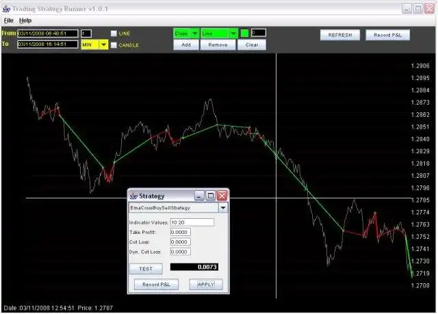 הורד כלי אינטרנט או אפליקציית אינטרנט Trading Strategy Runner