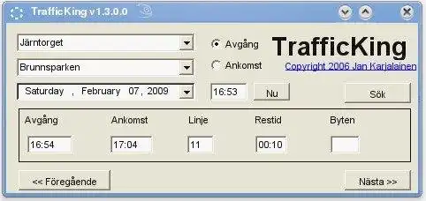 Download web tool or web app TrafficKing