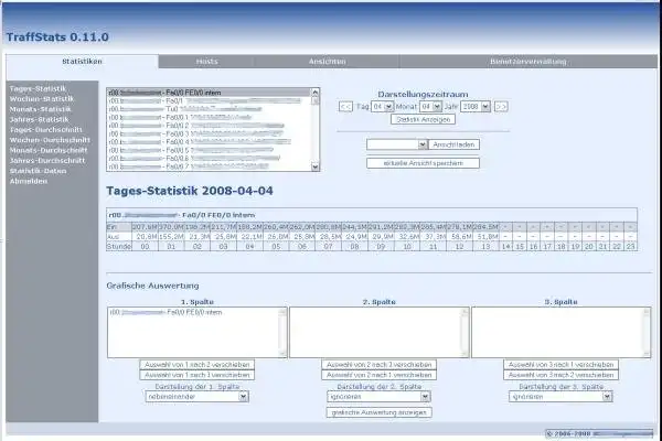 Download web tool or web app TraffStats